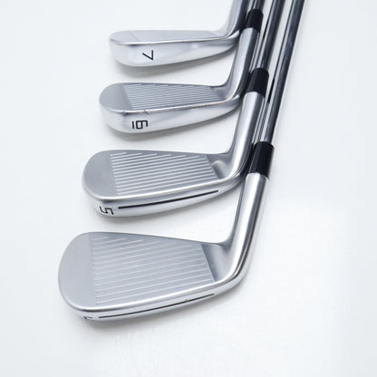 Used TaylorMade P770 & P7CB 2024 Iron Set / 4 - PW / Stiff Flex