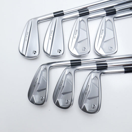 Used TaylorMade P770 & P7CB 2024 Iron Set / 4 - PW / Stiff Flex