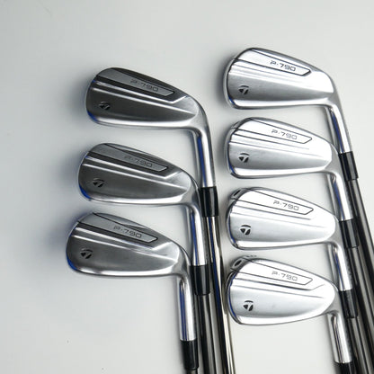 Used TaylorMade P790 2019 Iron Set / 5 - PW + AW / Stiff Flex