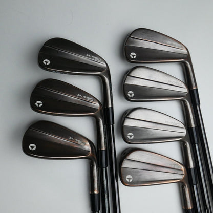 Used TaylorMade P790 Aged Copper Iron Set / 4 - PW / Stiff Flex