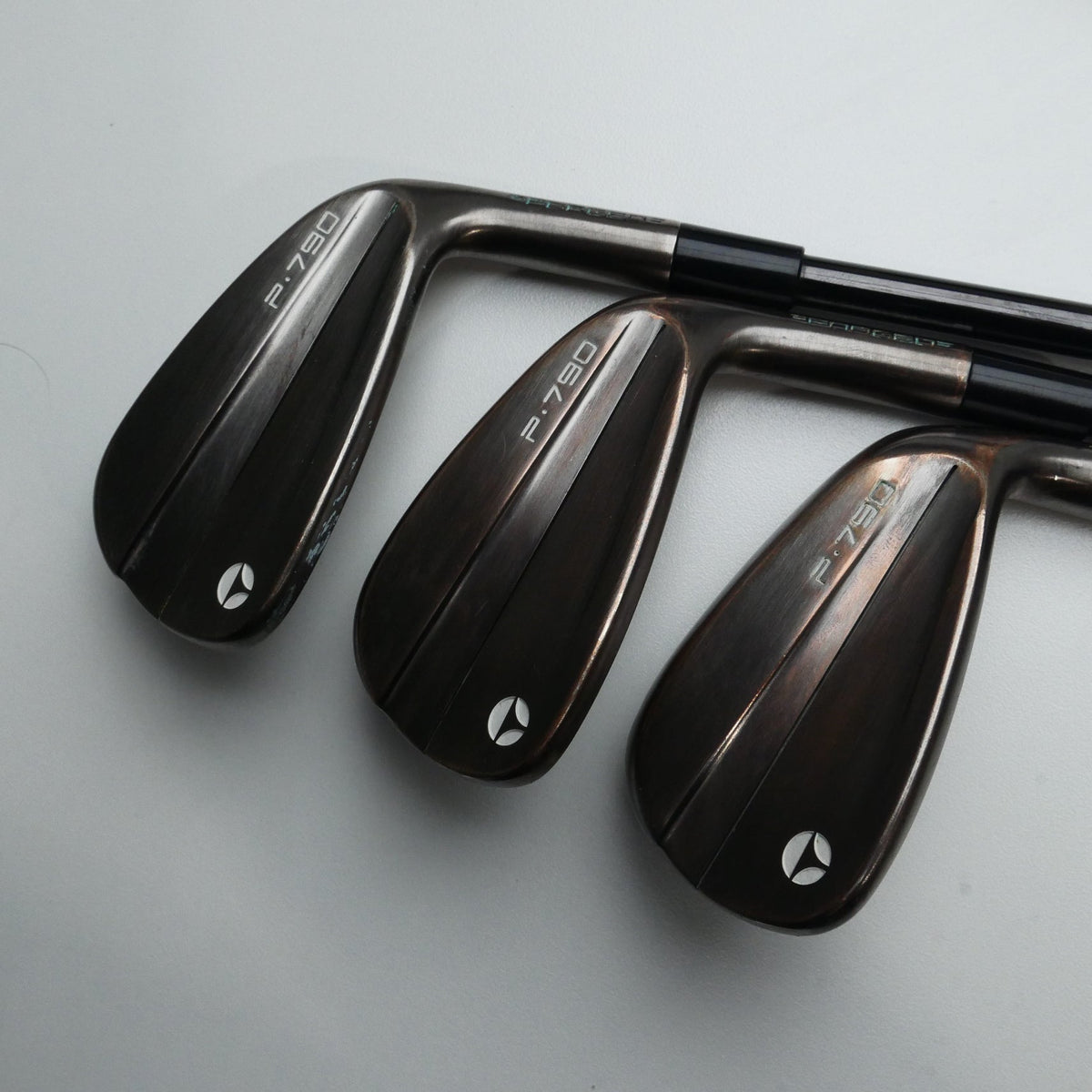 Used TaylorMade P790 Aged Copper Iron Set / 4 - PW / Stiff Flex