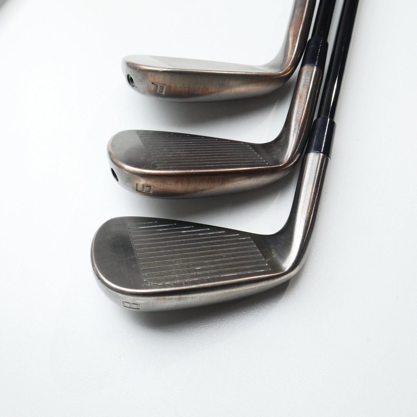 Used TaylorMade P790 Aged Copper Iron Set / 4 - PW / Stiff Flex