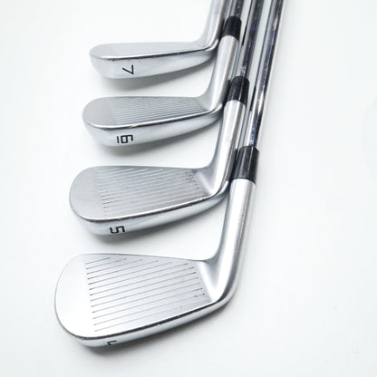 Used TaylorMade P7MB 2023 Iron Set / 4 - PW / X-Stiff Flex