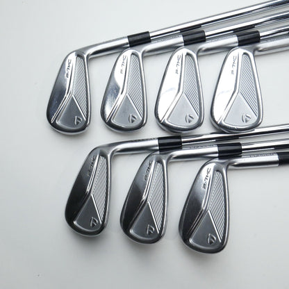 Used TaylorMade P7MC 2023 Iron Set / 4 - PW / Stiff Flex