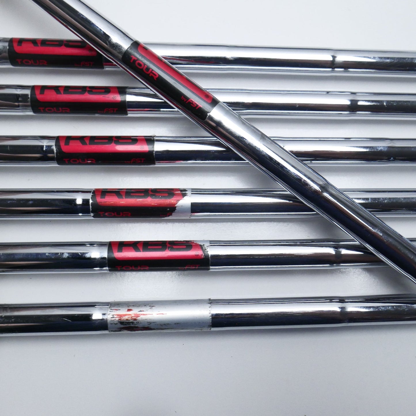 Used TaylorMade P7MC RAW Iron Set / 4 - PW / Stiff Flex