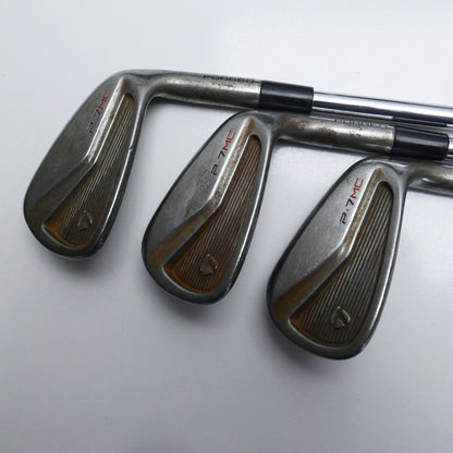 Used TaylorMade P7MC RAW Iron Set / 4 - PW / Stiff Flex