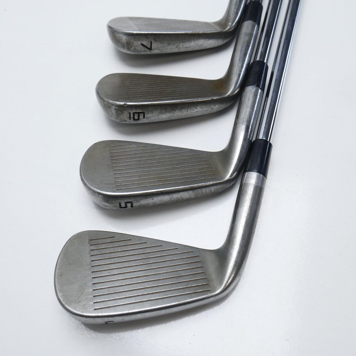 Used TaylorMade P7MC RAW Iron Set / 4 - PW / Stiff Flex