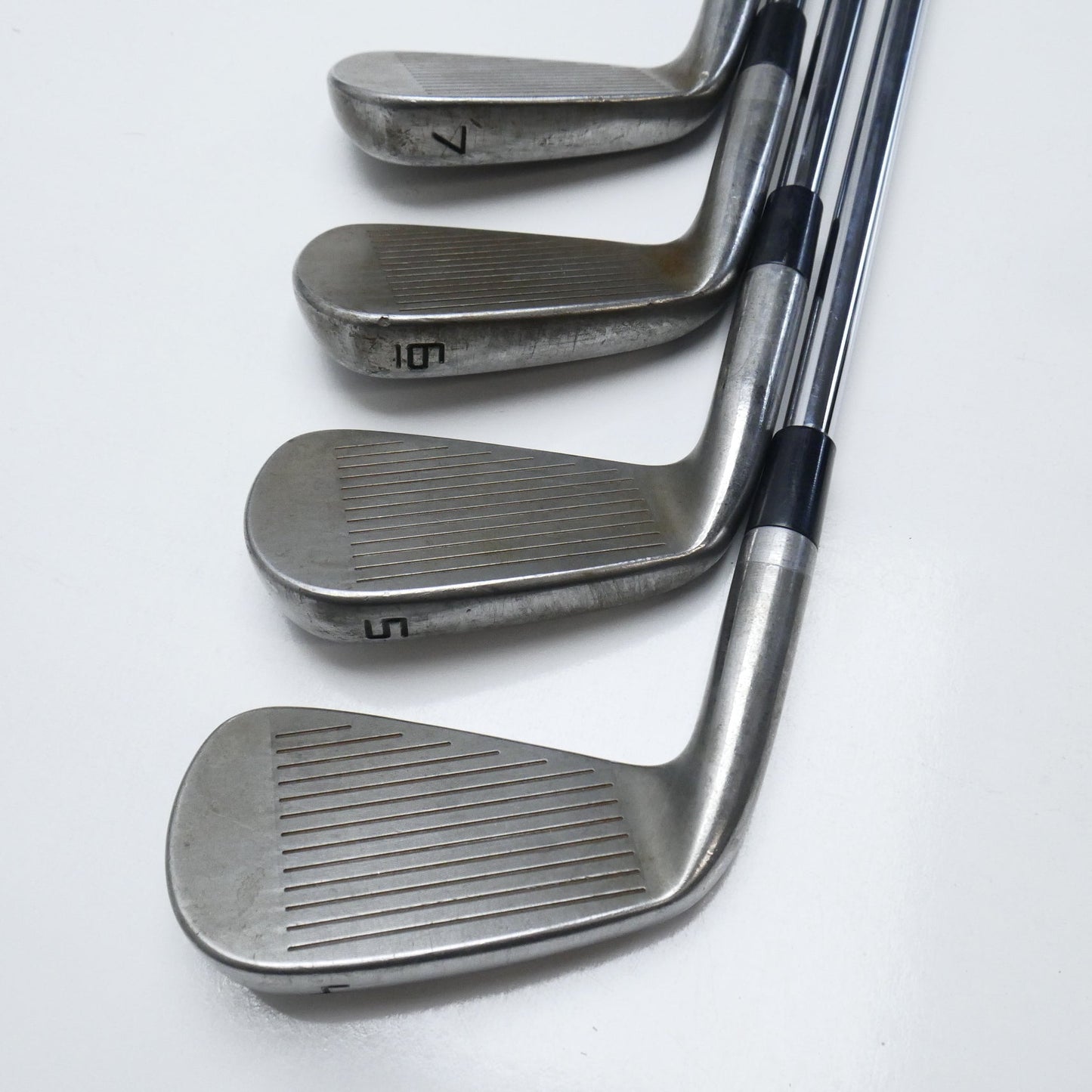 Used TaylorMade P7MC RAW Iron Set / 4 - PW / Stiff Flex