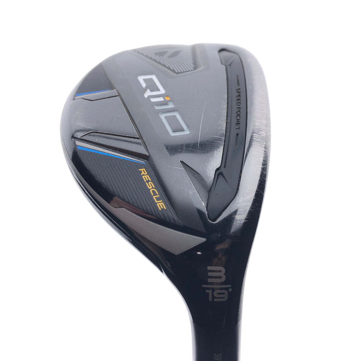 Used TaylorMade Qi10 3 Hybrid / 19 Degrees / A Flex