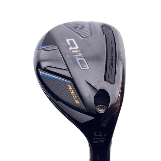 Used TaylorMade Qi10 4 Hybrid / 22 Degrees / Regular Flex