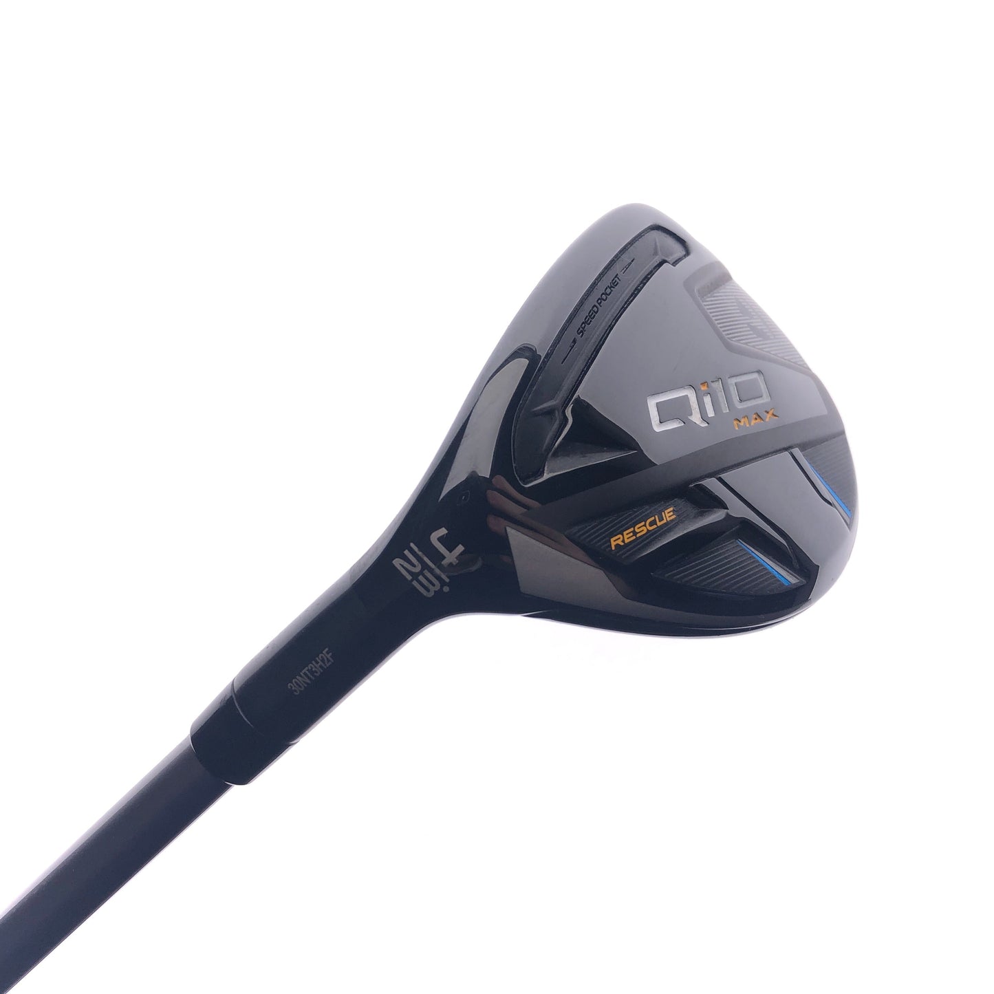 Used TaylorMade Qi10 Max 4 Hybrid / 23 Degrees / Regular Flex / Left-Handed