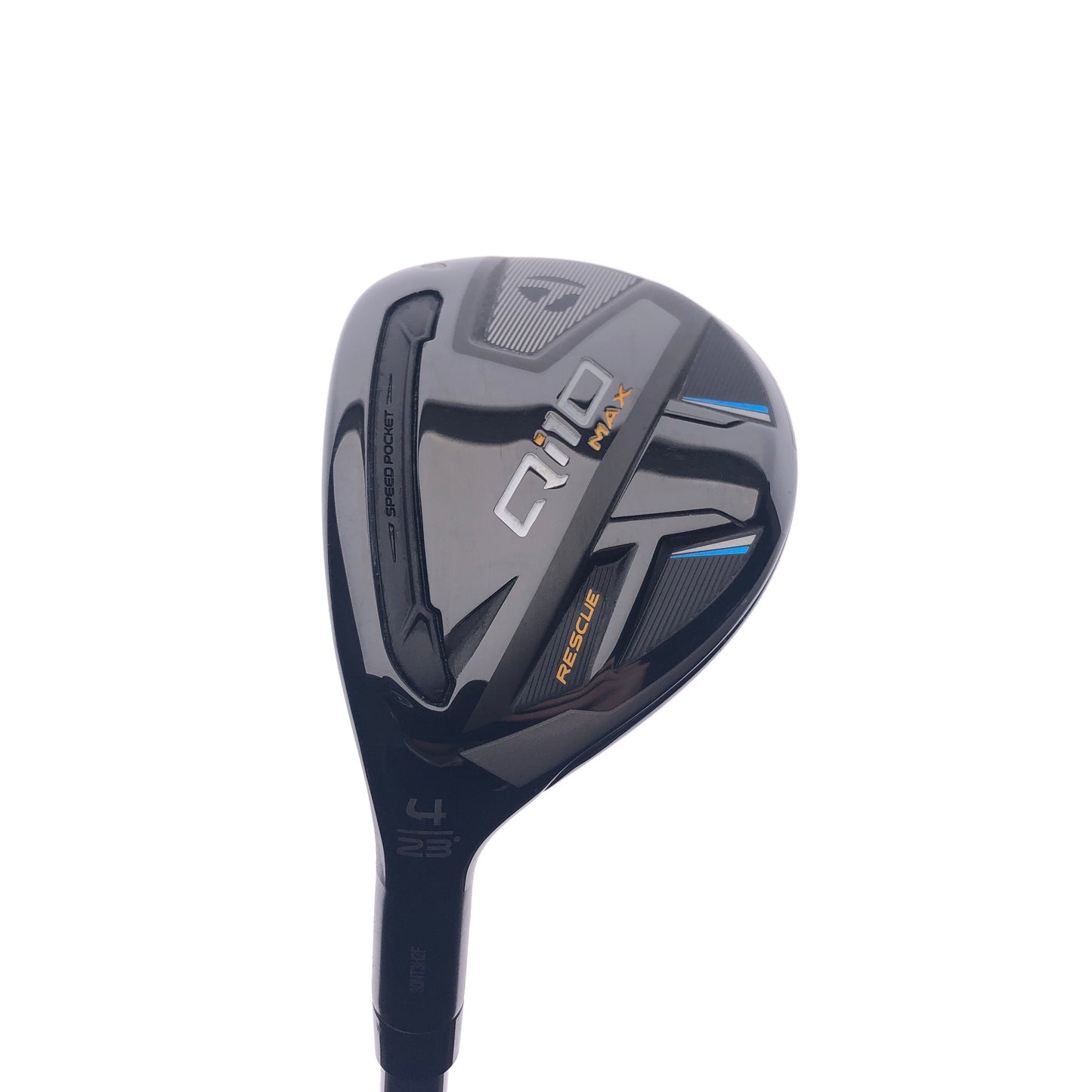 Used TaylorMade Qi10 Max 4 Hybrid / 23 Degrees / Regular Flex / Left-Handed