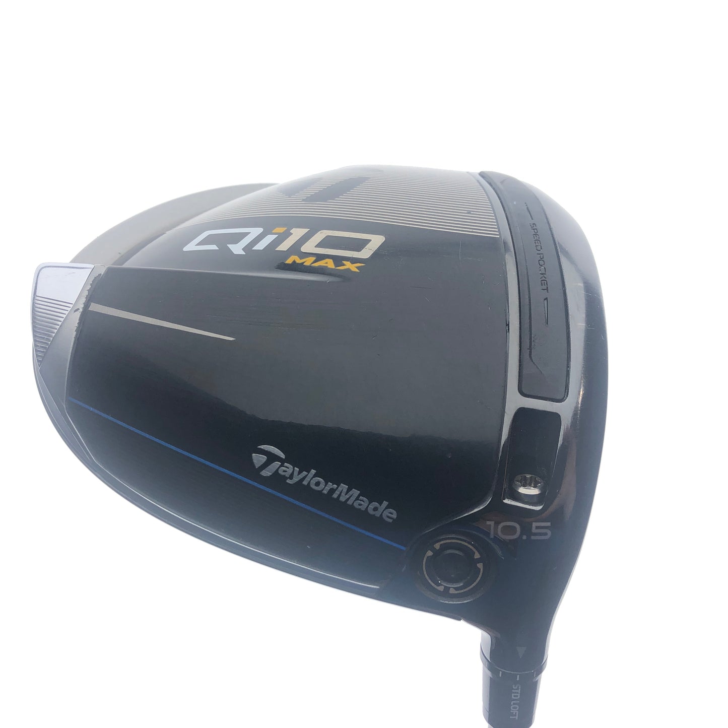 Used TaylorMade Qi10 Max Driver / 10.5 Degrees / Stiff Flex