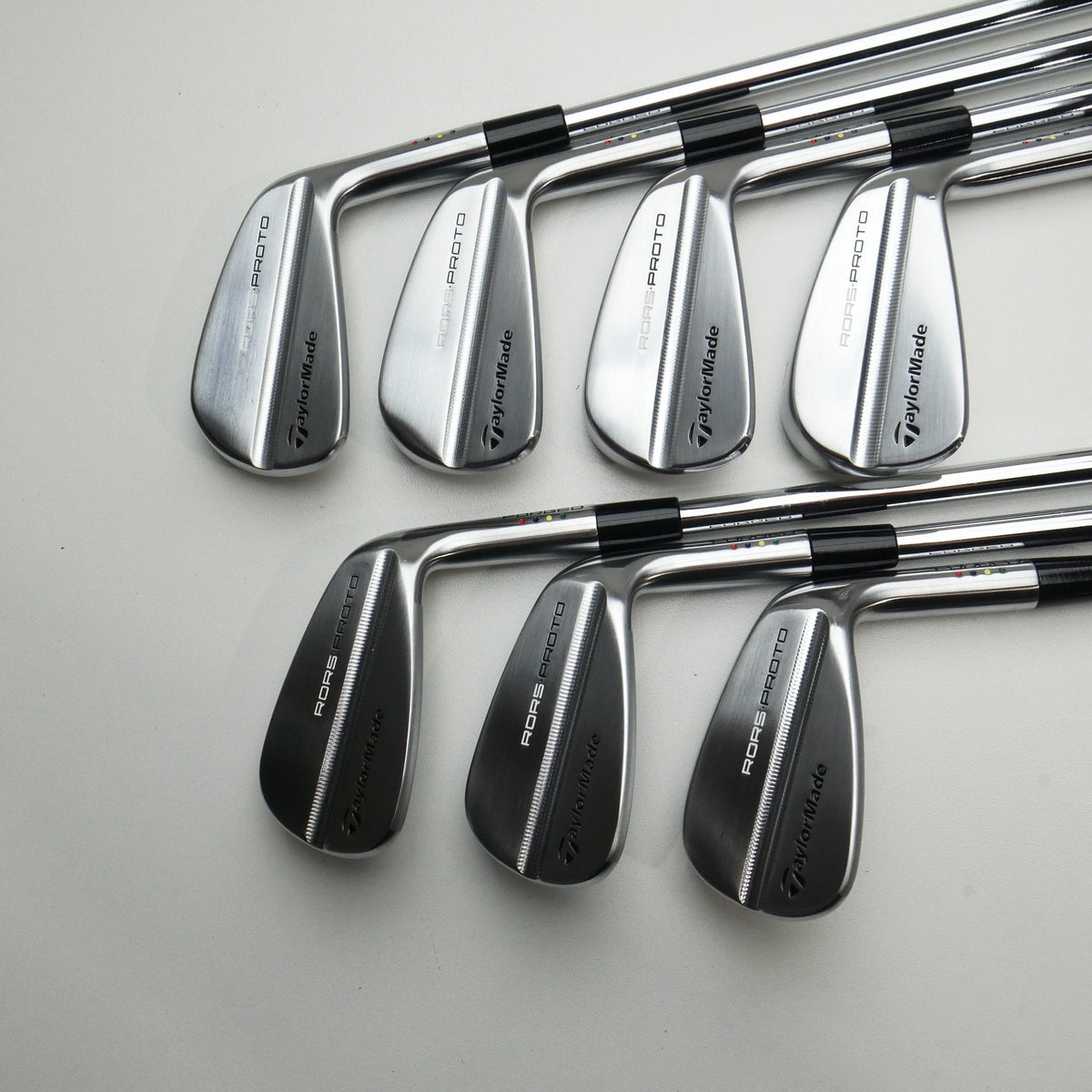 Used TaylorMade Rors Proto Iron Set / 4 - PW / X-Stiff Flex