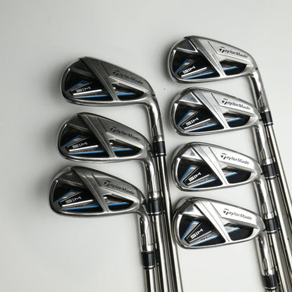 Used TaylorMade SIM Max Iron Set / 4 - PW / Regular Flex