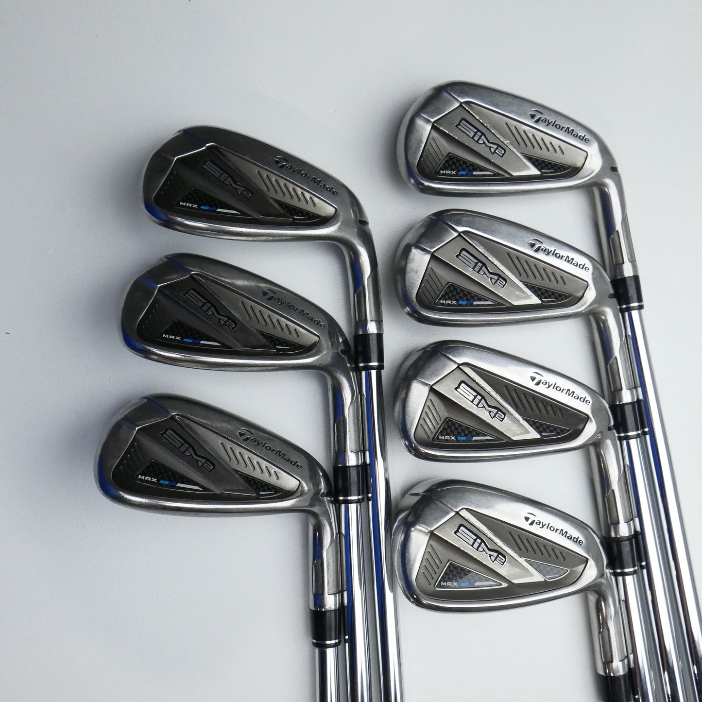 Used TaylorMade Sim2 Max Iron Set / 5 - PW + AW / Regular Flex