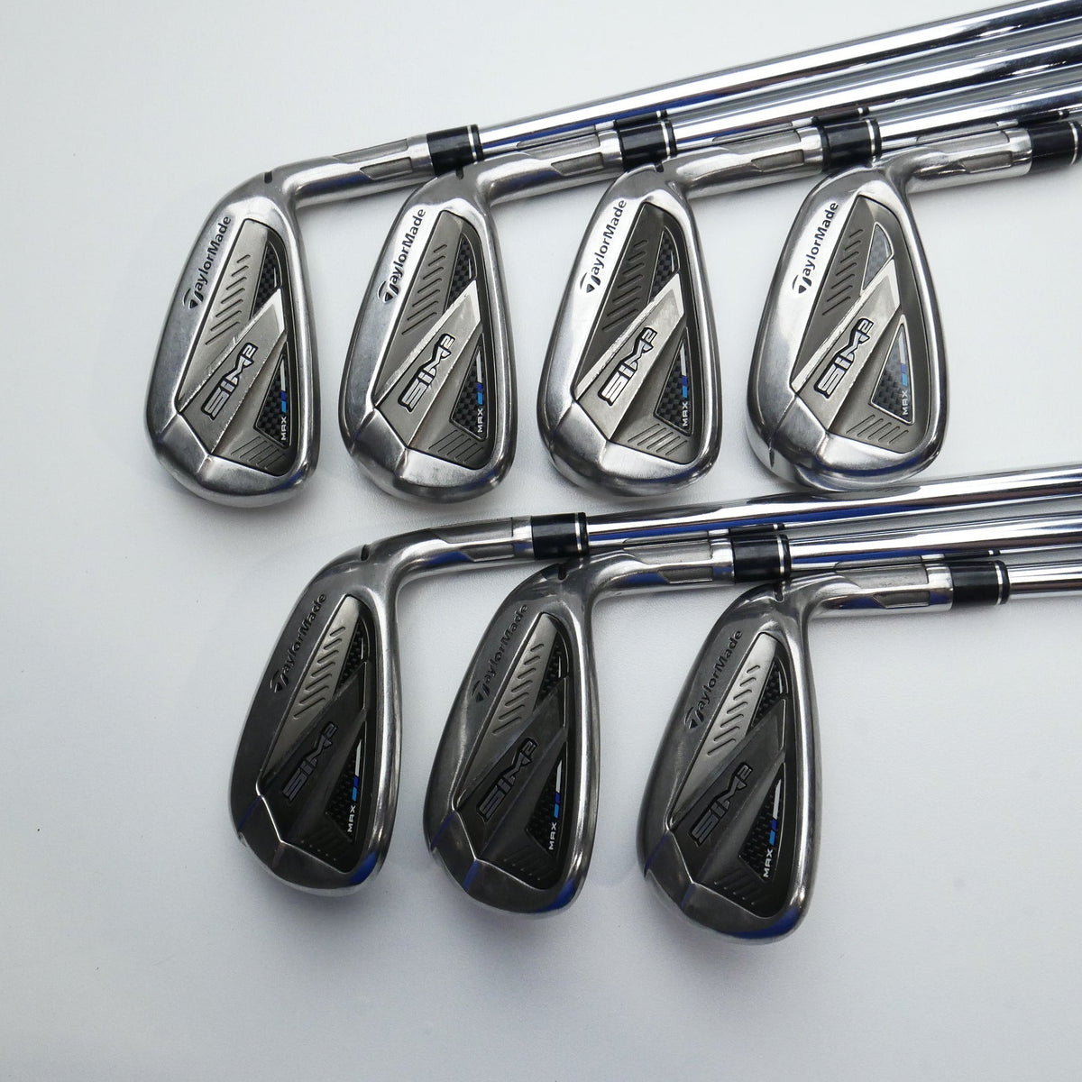 Used TaylorMade Sim2 Max Iron Set / 5 - PW + AW / Regular Flex