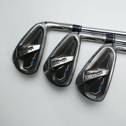 Used TaylorMade Sim2 Max OS Iron Set / 5 - 9 IRON / Regular Flex