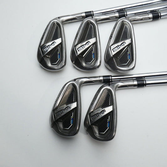 Used TaylorMade Sim2 Max OS Iron Set / 5 - 9 IRON / Regular Flex