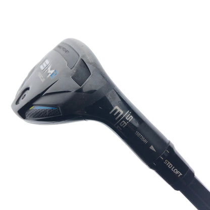 Used TaylorMade Sim2 Rescue 3 Hybrid / 19.5 Degrees / Stiff Flex