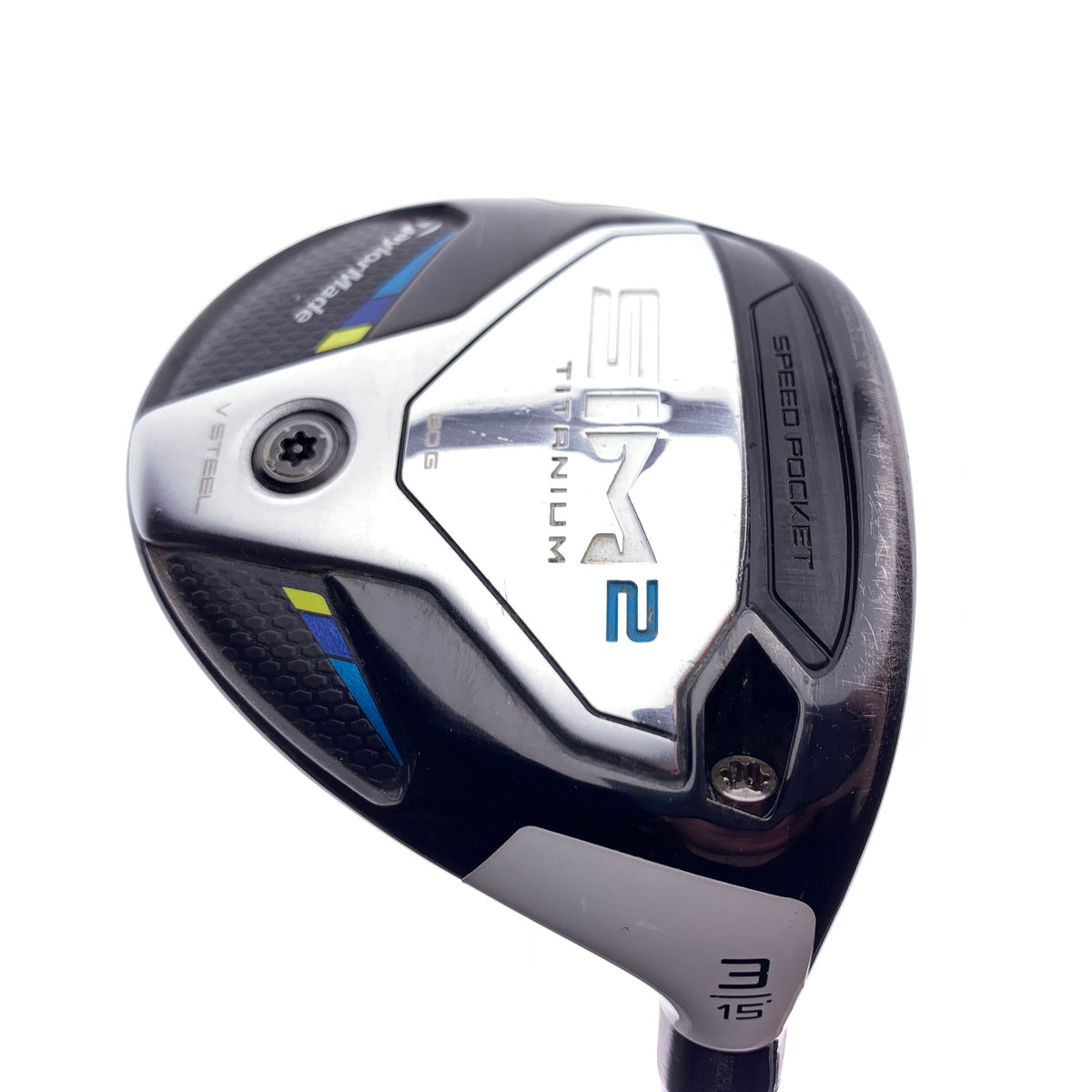 Used TaylorMade Sim2 Titanium 3 Fairway Wood / 15 Degrees / Stiff Flex
