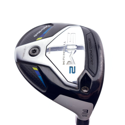 Used TaylorMade Sim2 Titanium 3 Fairway Wood / 15 Degrees / Stiff Flex