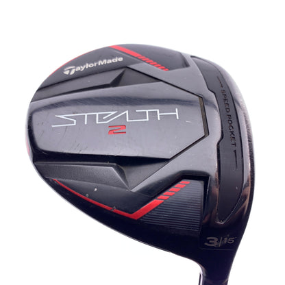 Used TaylorMade Stealth 2 3 Fairway Wood / 15 Degrees / Stiff Flex
