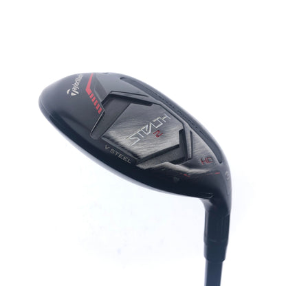 Used TaylorMade Stealth 2 HD 3 Hybrid / 20 Degrees / Regular Flex