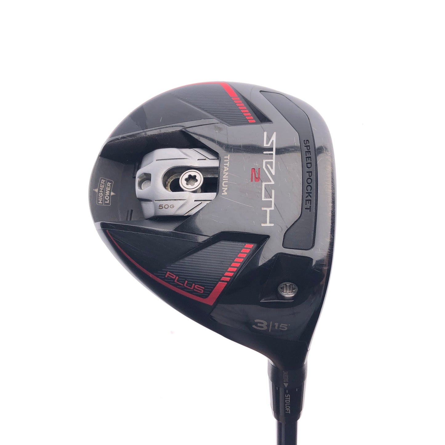 Used TaylorMade Stealth 2 Plus 3 Fairway Wood / 15 Degrees / Stiff Flex