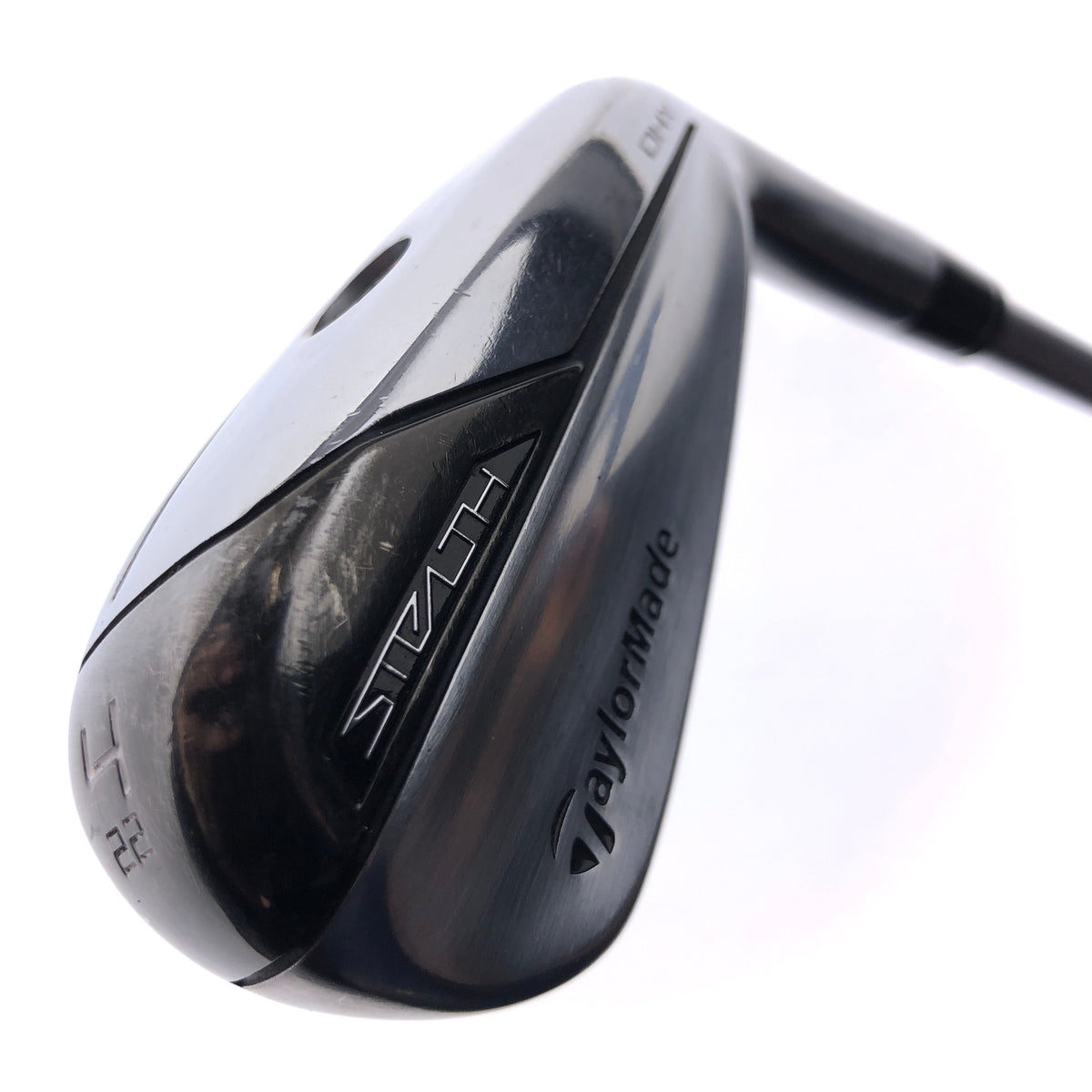 Used TaylorMade Stealth DHY 4 Hybrid / 22 Degrees / Regular Flex