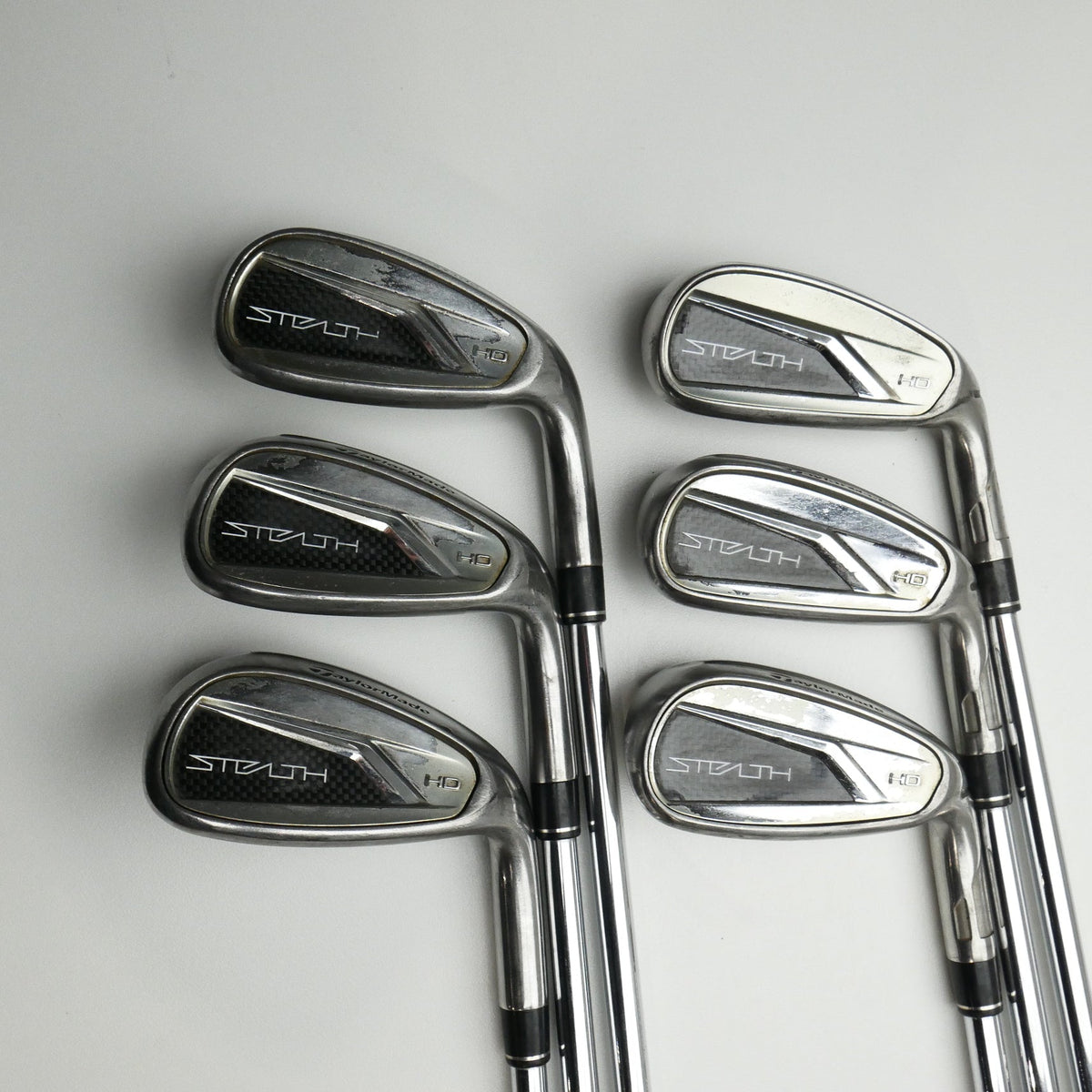 Used TaylorMade Stealth HD Iron Set / 6 - PW + AW / Regular Flex