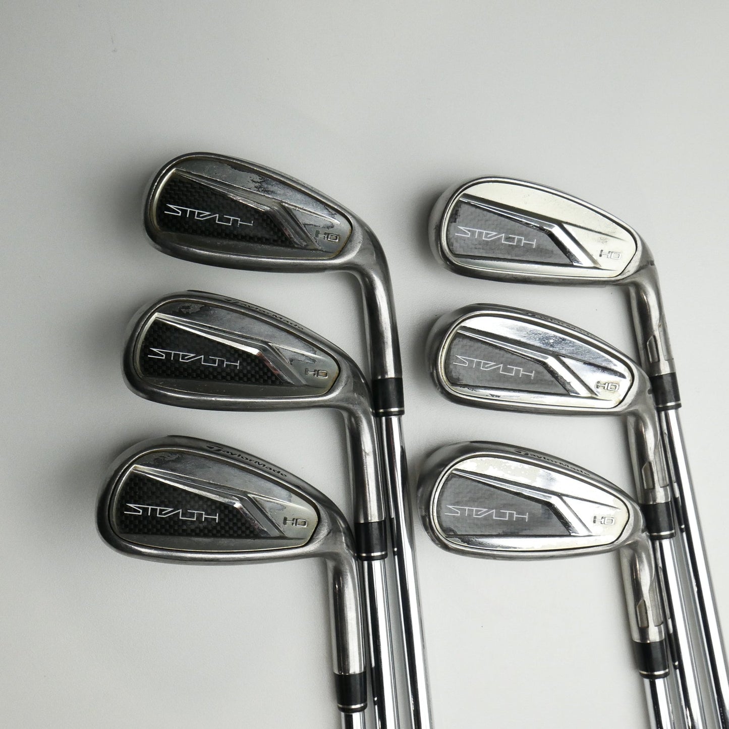 Used TaylorMade Stealth HD Iron Set / 6 - PW + AW / Regular Flex