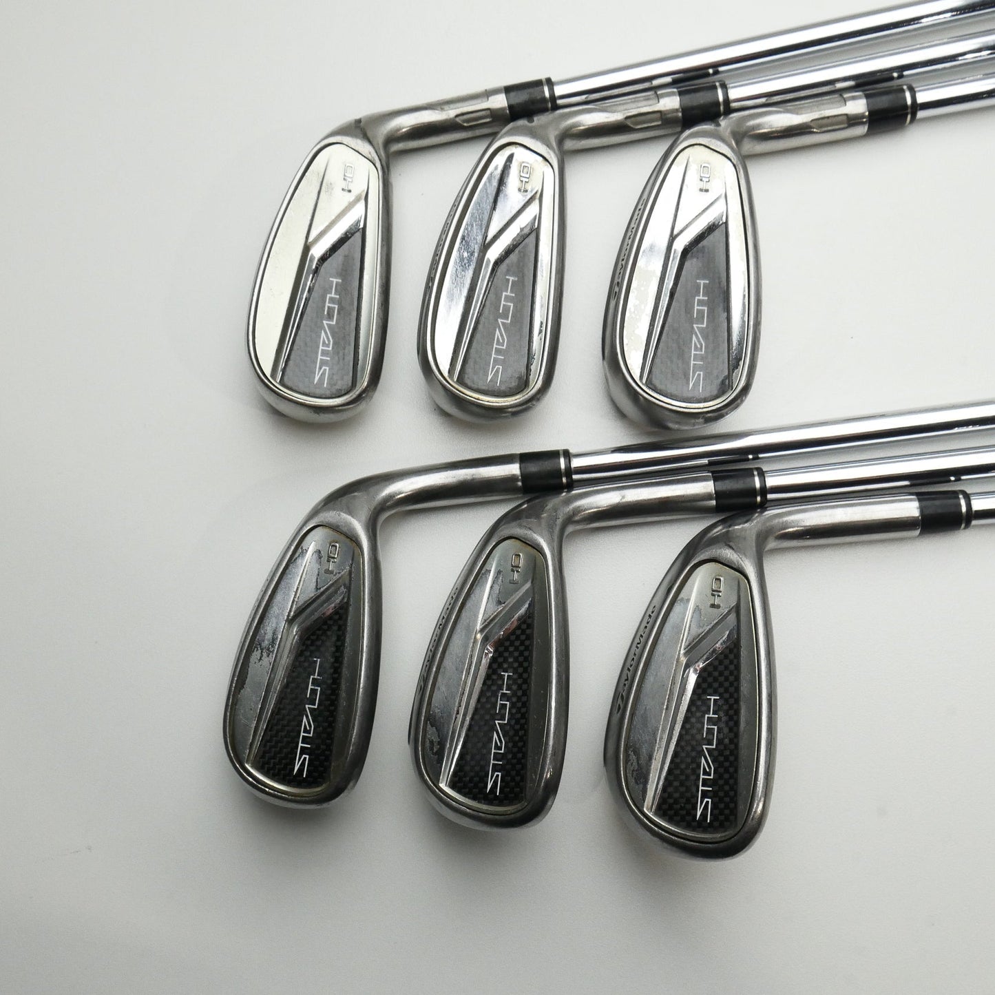 Used TaylorMade Stealth HD Iron Set / 6 - PW + AW / Regular Flex