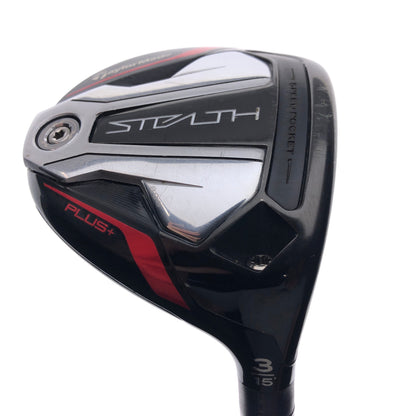 Used TaylorMade Stealth Plus 3 Fairway Wood / 15 Degrees / Stiff Flex