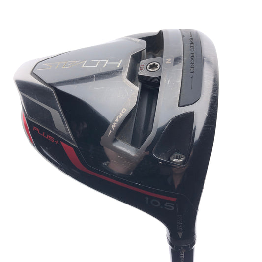 Used TaylorMade Stealth Plus Driver / 10.5 Degrees / Regular Flex