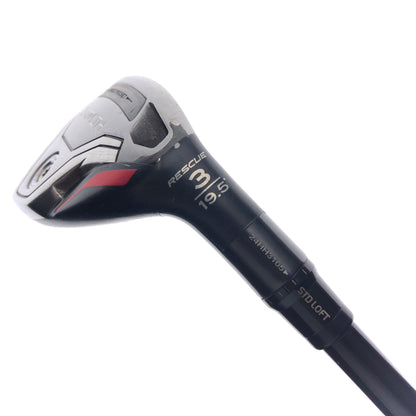 Used TaylorMade Stealth Plus Rescue 3 Hybrid / 19.5 Degrees / Stiff Flex