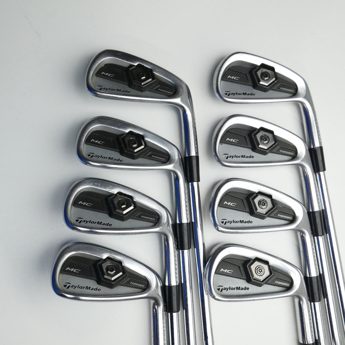 Used TaylorMade Tour Preferred MC 2011 Iron Set / 3 - PW / Stiff Flex
