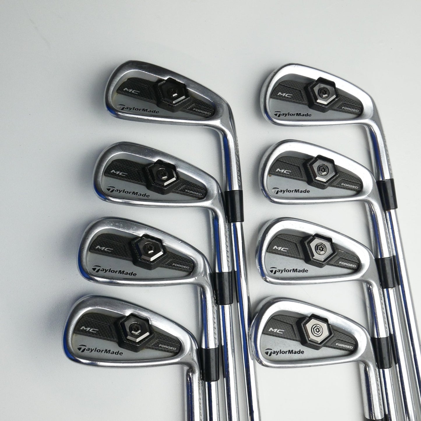 Used TaylorMade Tour Preferred MC 2011 Iron Set / 3 - PW / Stiff Flex