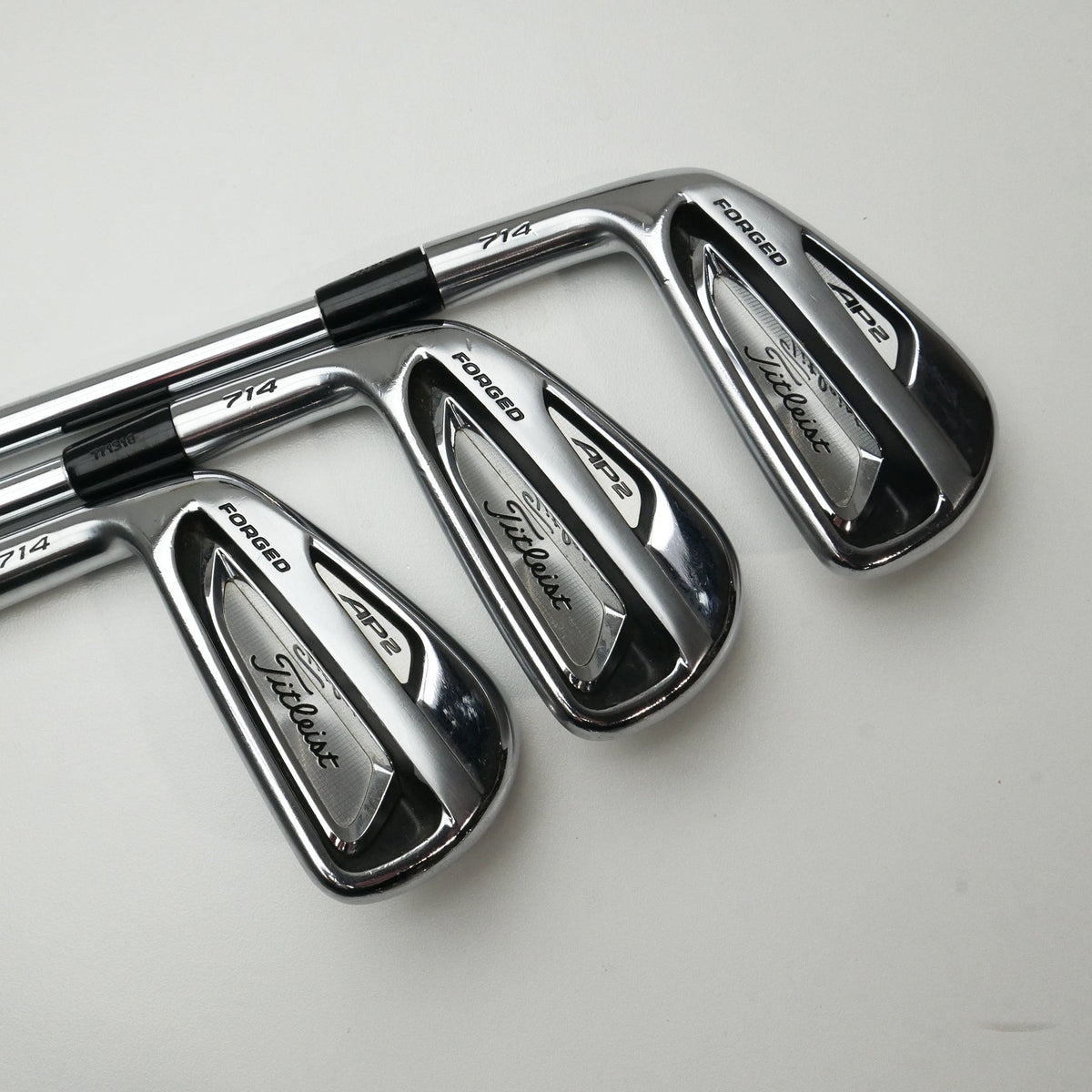 Used Titleist AP2 714 Iron Set / 5 - PW / Stiff Flex / Left-Handed
