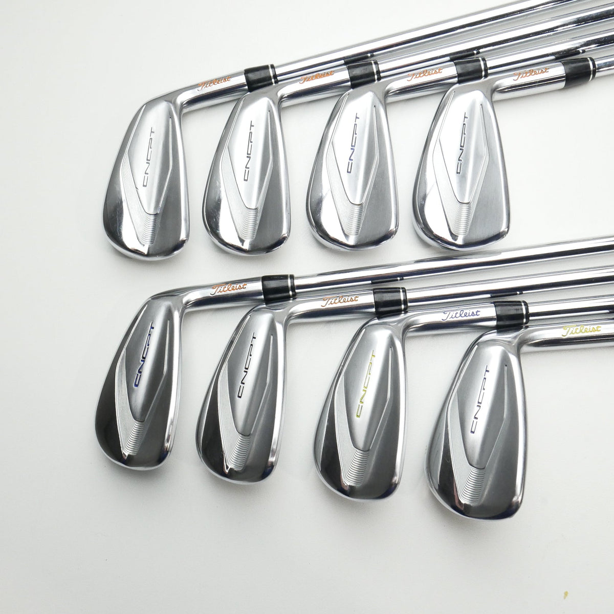 Used Titleist CNCPT CP-02 Iron Set / 4 - PW + 48° / Stiff Flex