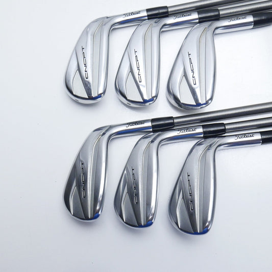 Used Titleist CNCPT CP-03 Iron Set / 6 - PW + 48° / Regular Flex