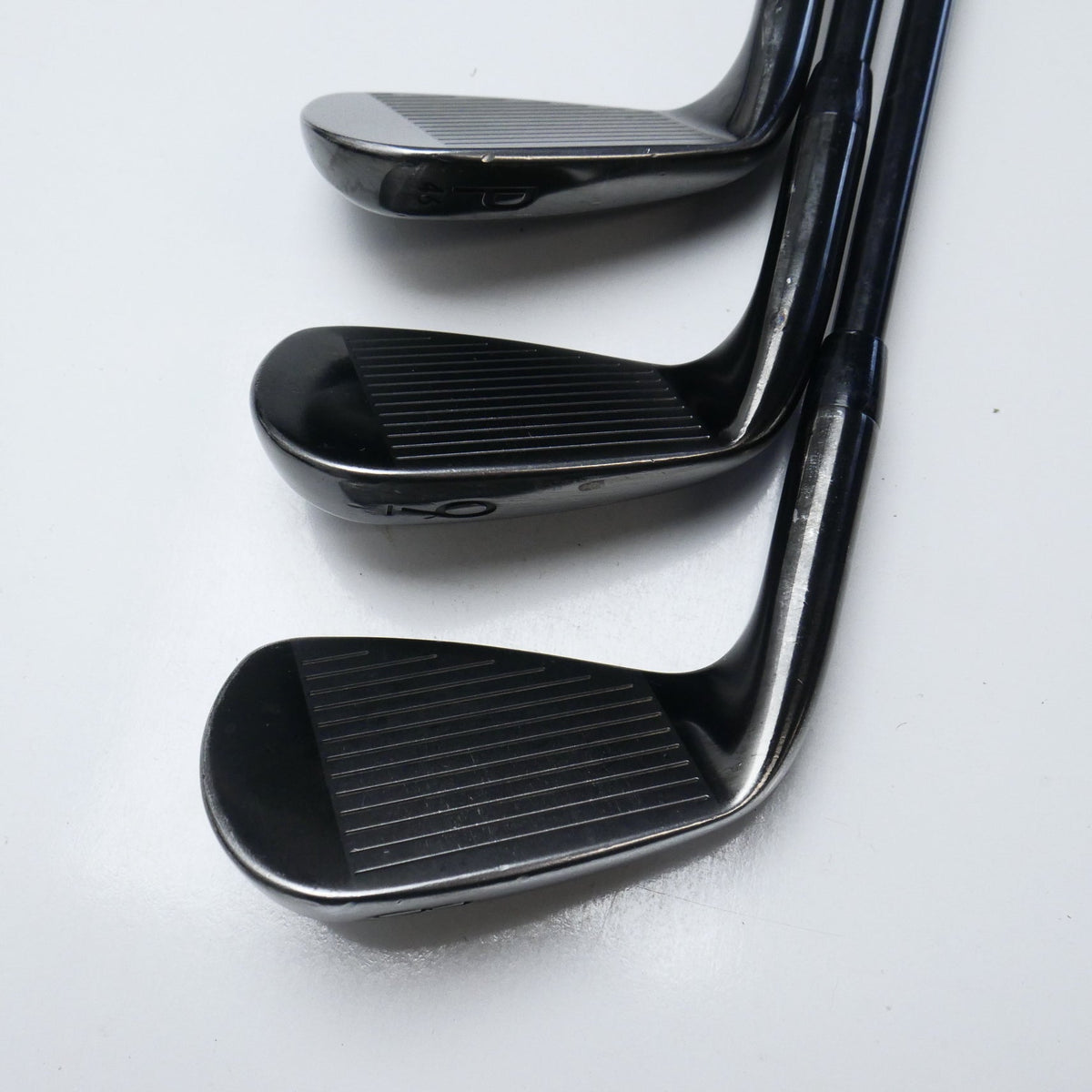 Used Titleist T100 2021 Black Iron Set / 4 - PW / Stiff Flex