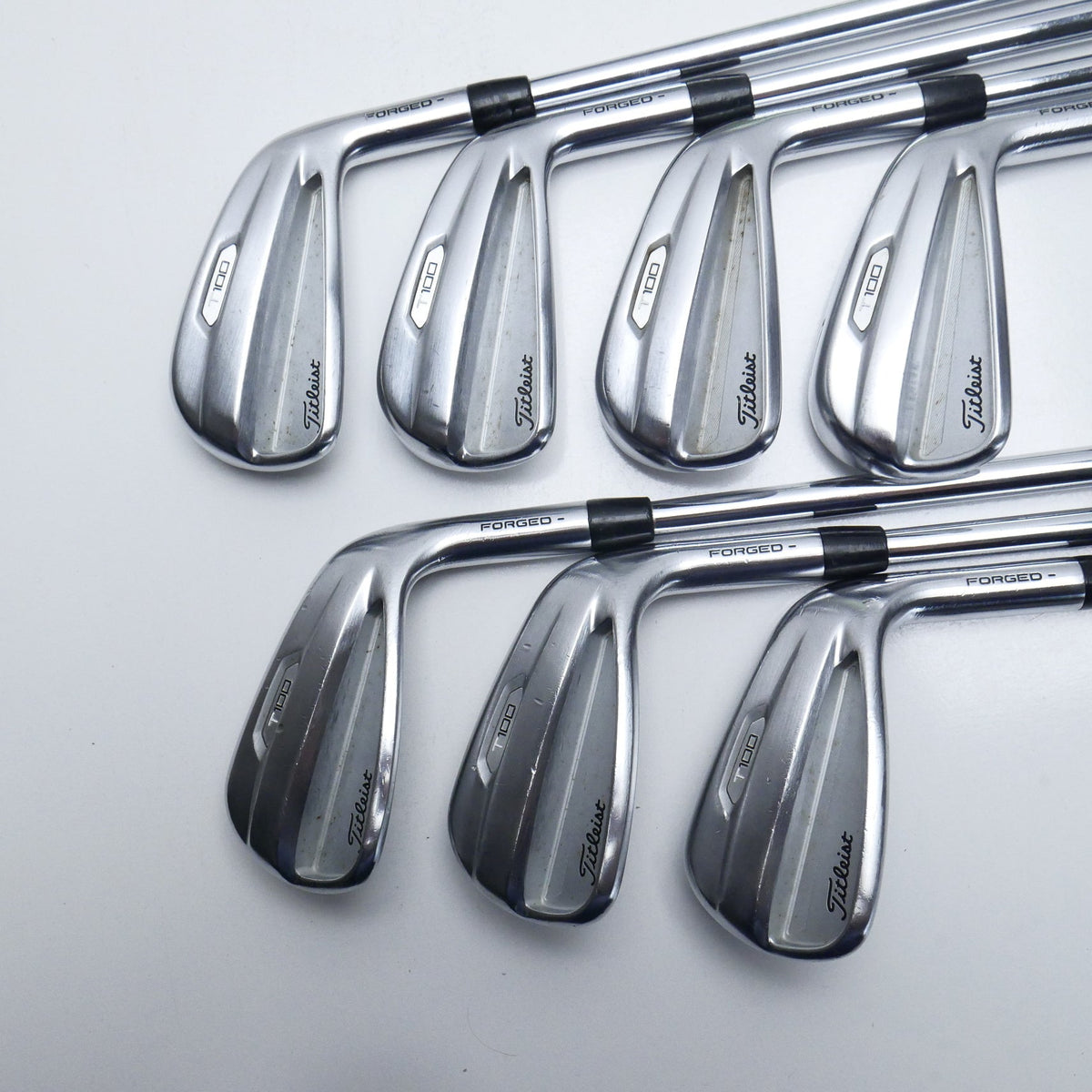 Used Titleist T100 2021 Iron Set / 4 - PW / X-Stiff Flex