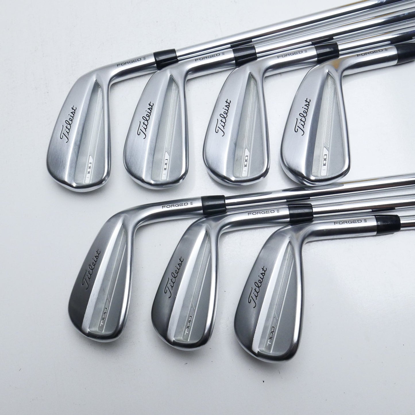 Used Titleist T100 2023 Iron Set / 4 - PW / Stiff Flex
