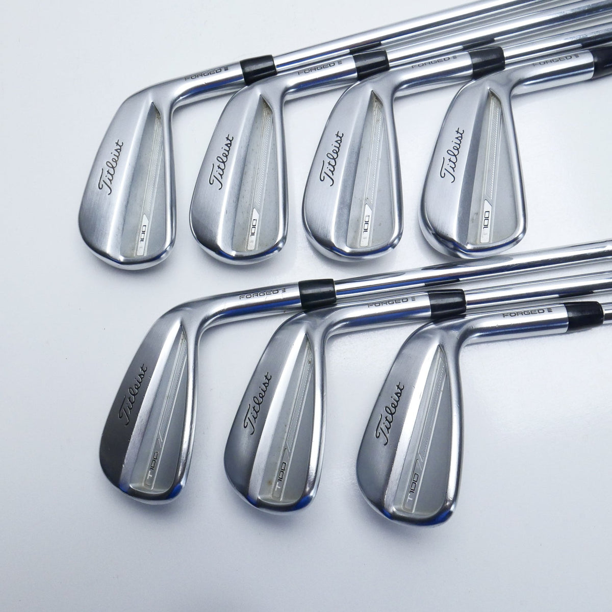 Used Titleist T100 2023 Iron Set / 4 - PW / Stiff Flex