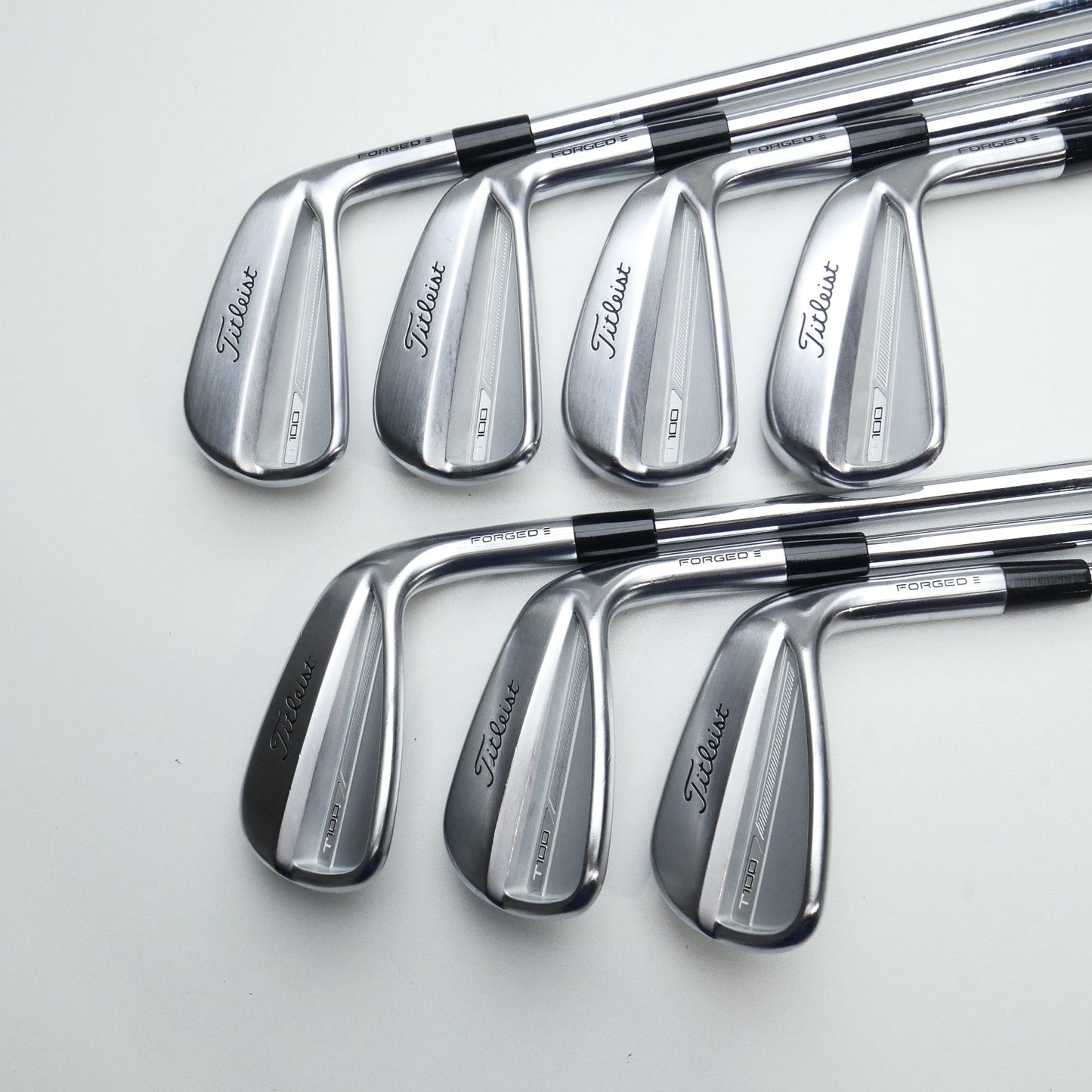 Used Titleist T100 2023 Iron Set / 4 - PW / Stiff Flex