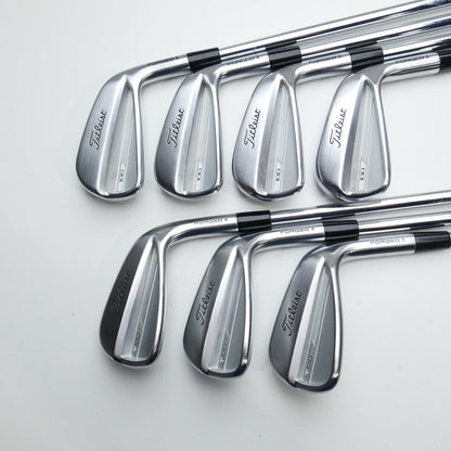 Used Titleist T100 2023 Iron Set / 4 - PW / Stiff Flex