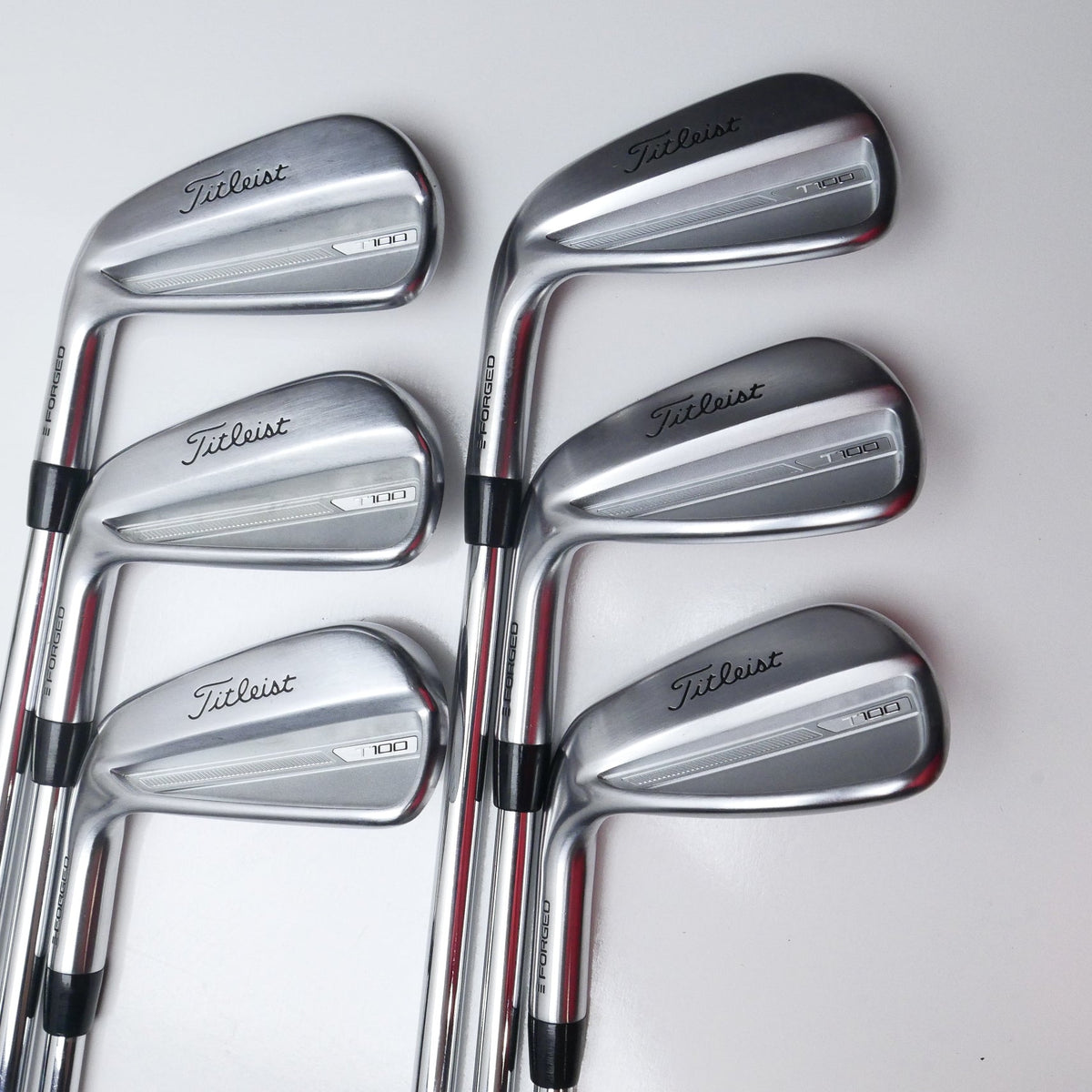 Used Titleist T100 2023 Iron Set / 5 - PW / Stiff Flex / Left-Handed