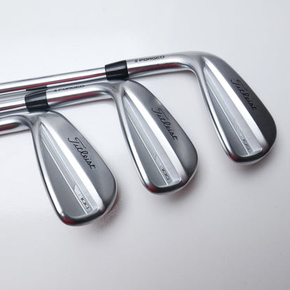 Used Titleist T100 2023 Iron Set / 5 - PW / Stiff Flex / Left-Handed