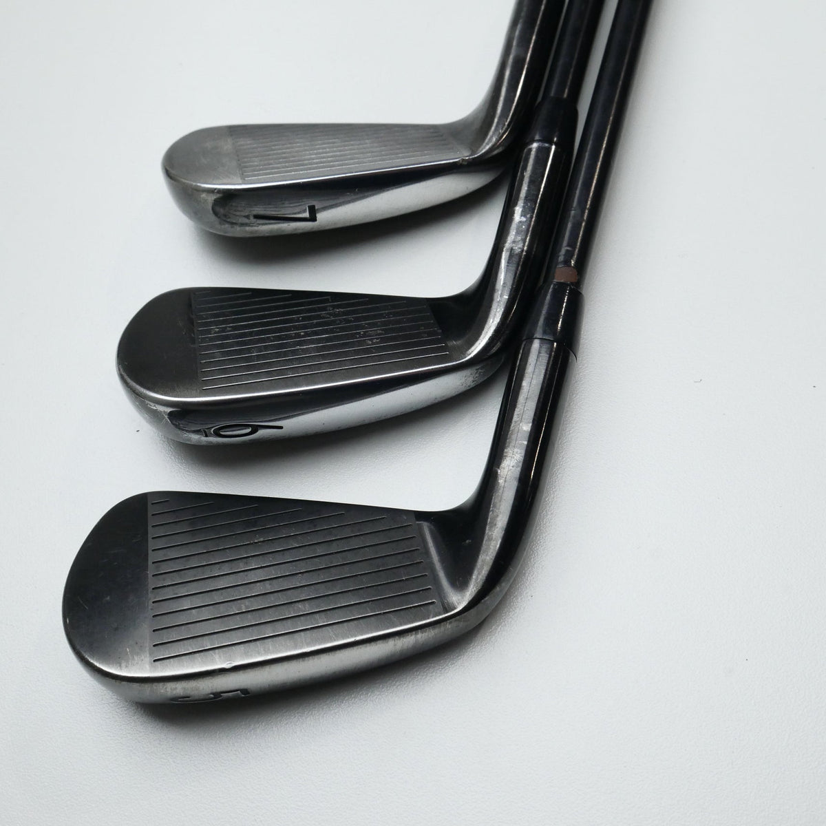 Used Titleist T100S 2021 Black Iron Set / 5 - PW / Stiff Flex